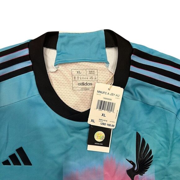 BNWT Minnesota United 2023/2024 MLS Northern Lights Away Soccer Jersey Size XL - Picture 3 of 4